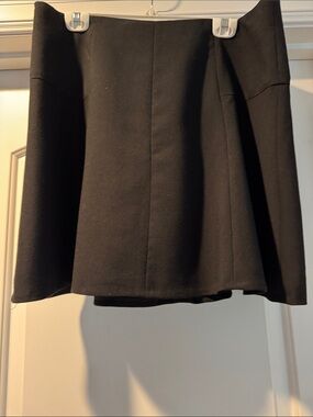 LOFT Black A-Line Skirt
